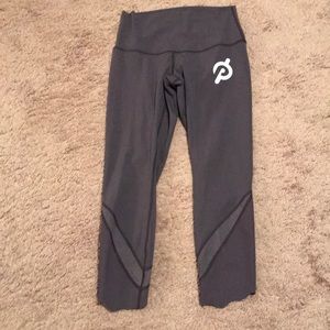 Nwot lululemon peloton grey capris size 8